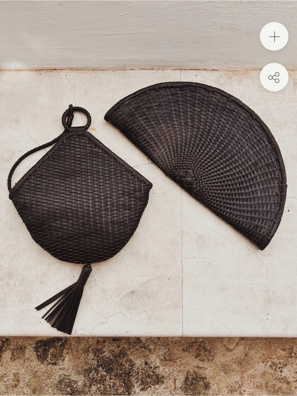 Esme Woven Tassel Wristlet - Espresso - Picture 2 of 6